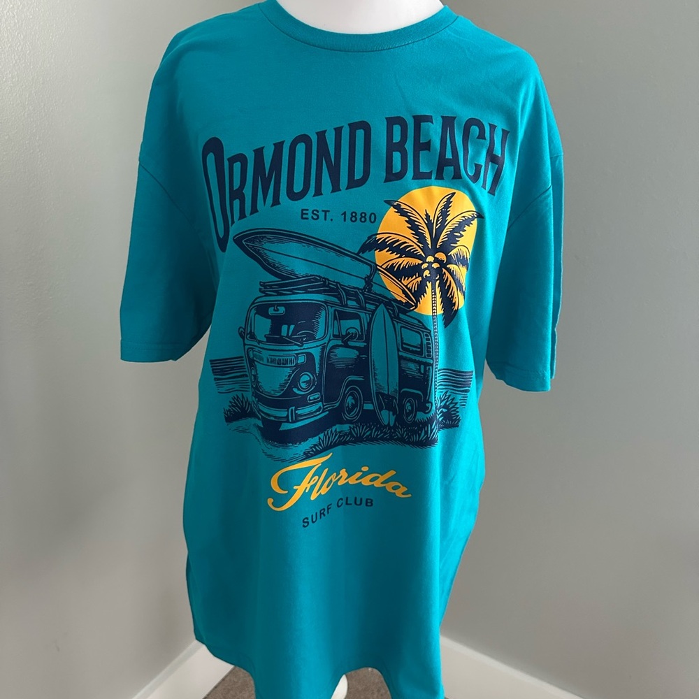 Ormond Beach Teal T-Shirt